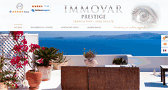Desktop Screenshot of immovar-immobilier-prestige.com